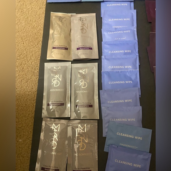 Lot of 45 Madison Reed Hair SAMPLE products shampoo conditioner barrier cream - Picture 2 of 6